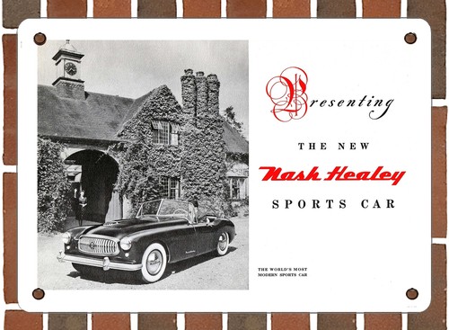 Metal sign 1951 nash - metal, healey