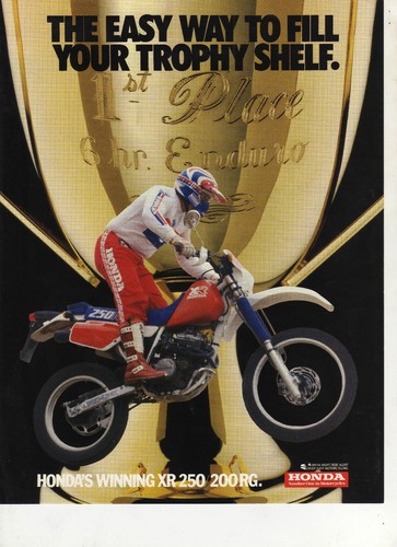 1986 honda xr250rg xr200rg - 1986,