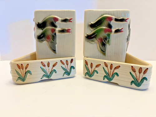 Vintage shawnee pottery - pottery, pair