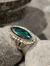VINTAGE STERLING SILVER PAUA