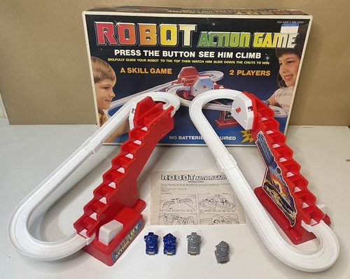 Vintage 1980s robot action - vintage,