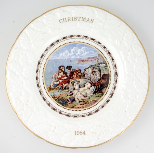 Coalport christmas plate 1984 - christmas,