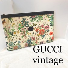 Gucci Flora Vintage Clutch Bag