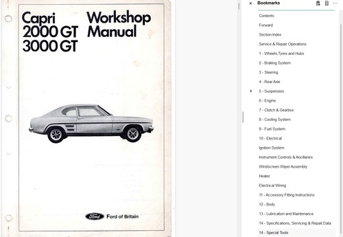 Ford capri ltr v4 - ltr, gt
