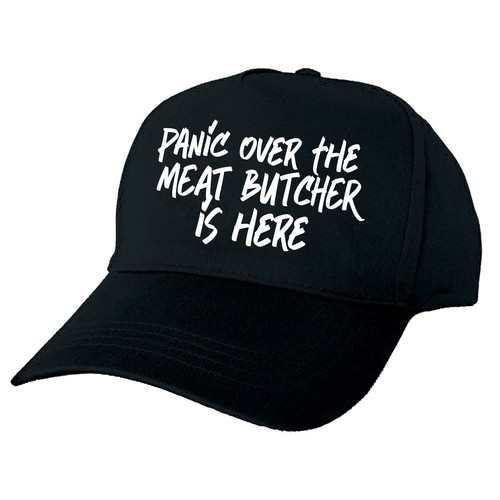 Black printed headwear - printed, –