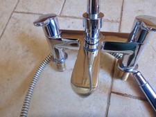 Ideal Standard Bathroom Bath Shower Mixer Tap - Chrome c/w Shower Reclaimed.