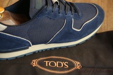 Tod tods navy blue - blue, suede