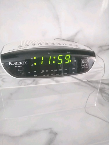 Roberts cr9971 dual - cr9971, alarm