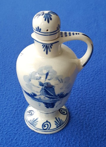 Vintage blue delft miniature - vintage,