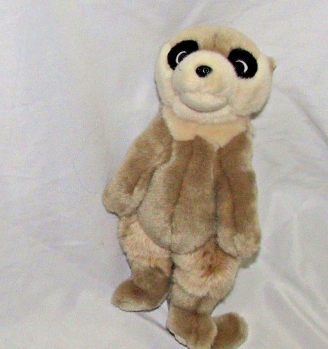 Plush meerkat standing - standing, up