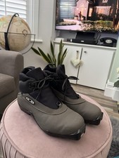 Salomon Touring Nordic Grey Cross Country Alpine Ski Boots Worn Once Uk 8 Eu 42