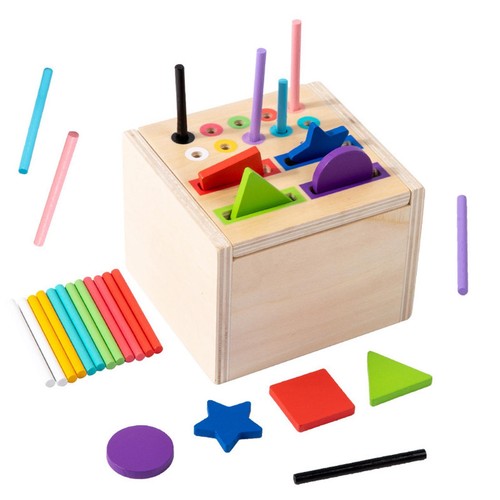 Shape sorting cube - sorting,