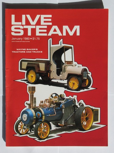 Live steam magazine jan - steam, 1980