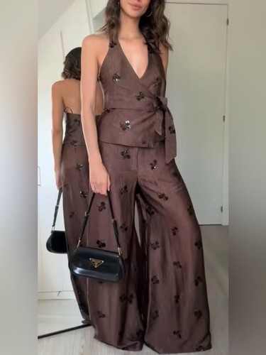New 189 jesina brown halter - $189,