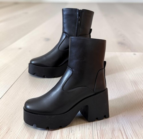 Womens black chunky - womens, platform