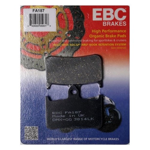Ebc front organic brake - organic, pads