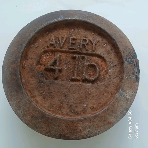Vintage antique avery 4lb - antique,