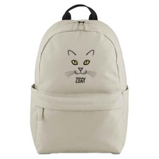 Embroidered Cats Face Backpack