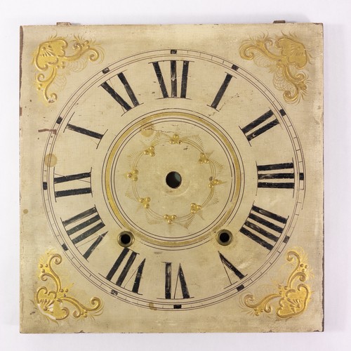 Antique grandfather clock dial - antique,