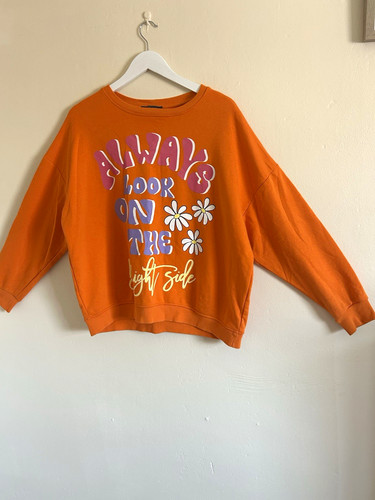 Primark orange graphic print - primark,