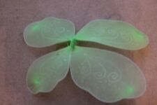 Green Ladies or Kids Tinkerbell Angel wings
