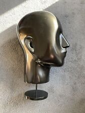 male mannequin head with stand