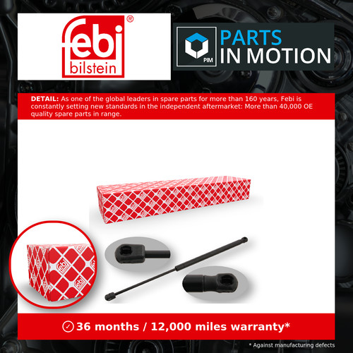 Boot gas strut - strut, nissan