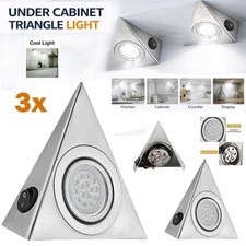 3x LED Triangle Wall Light