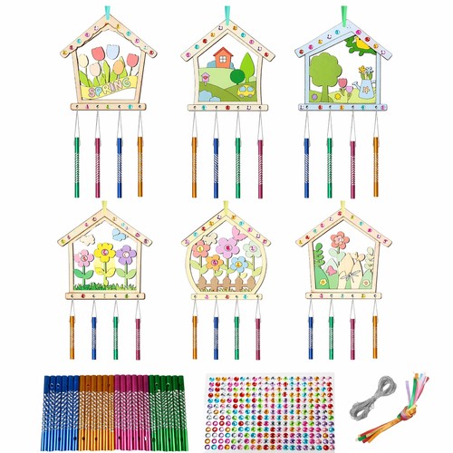 Pack wooden wind chime kit - pack,
