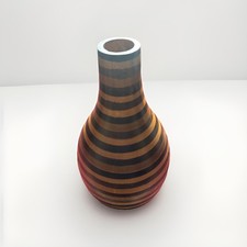 Wooden Vase 14 Inch Tall with