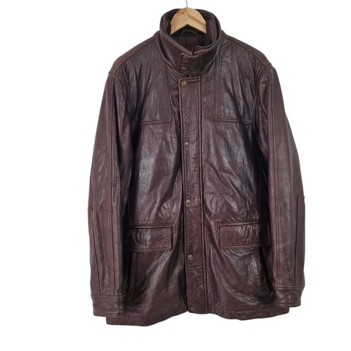Oxblood leather jacket - oxblood,