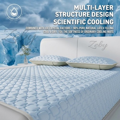 2026 cooling ice silk mattress - ice,