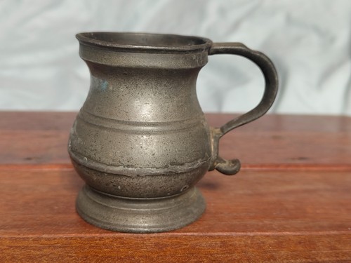 Pewter measure tankard one - tankard,