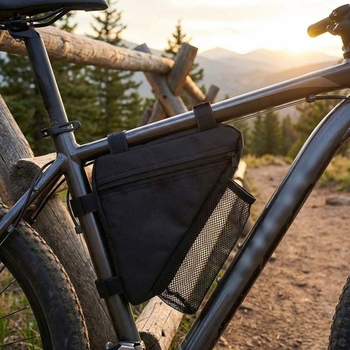 Bicycle triangle bag - bag, beam