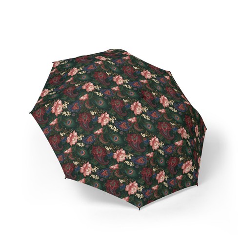 Dark vintage floral - vintage, umbrella