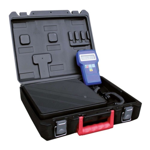 Refrigerant charging scales - refrigerant, in