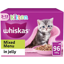 96 x 85g Whiskas Kitten Mixed
