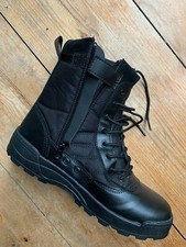 Men Lightweight Flexible Long Boot Combat Chukka Police Walk Bike Lace Ride Size