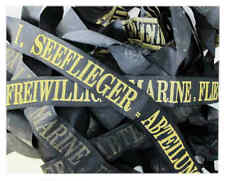 German Cap Tally WW1 Imperial Navy Kriegsmarine U-Boat WWI Choice of Tallies