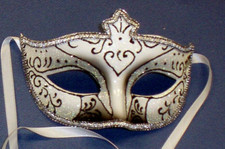 Black Half Face Masquerade