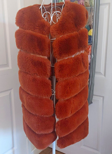 Burnt orange copper - orange/copper, fur