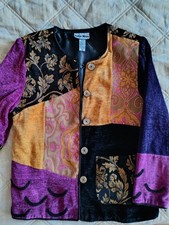 Ladies Vintage Indigo Moon Jacket. Size Medium