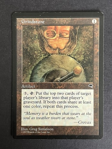 Mtg grindstone tempest - grindstone,