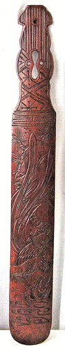 Page turner antique carved - page,