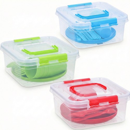 Pcs picnic cutlery set for - 21,