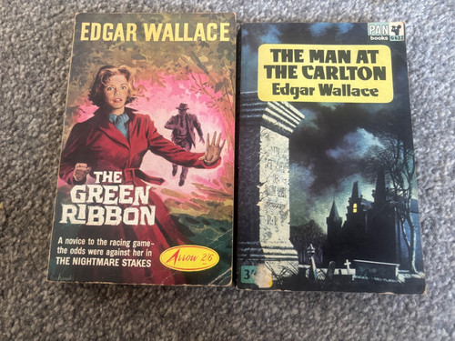 Two vintage edgar wallace - two,