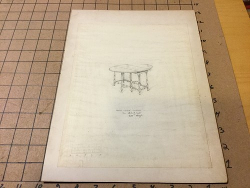 Vintage original drawing - -,