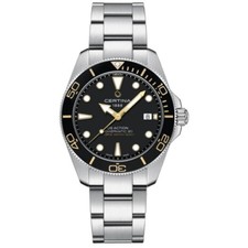 New Certina DS Action Diver 40.5mm Black Dial Steel Men's Watch C0484071105101