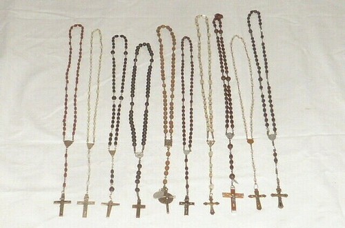 Old rosaries rosary kruzifx - old,