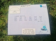 Vintage Trident UFO Galaxy Fibre Optic Lamp Colour Changing Boxed 